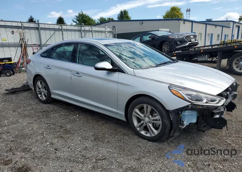 2018 Hyundai Sonata Sport из США, поврежденный, VIN 5NPE34AFXJH683854